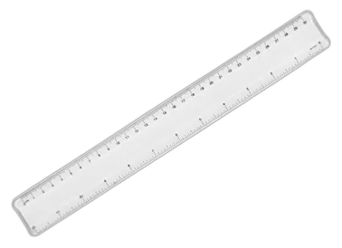Regla Acrilica 30 cm.