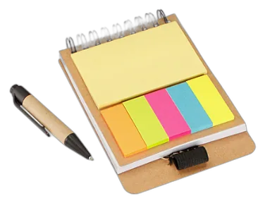 Memo Set Ecológico con Bolígrafo