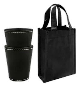 Set de 2 Cachos de PU Negro