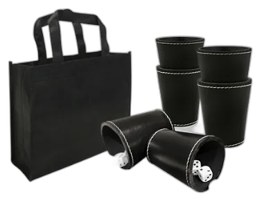 Set de 6 Cachos de PU Negro