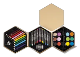Set de Pinturas «Hexágono»