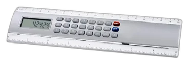 Regla 20 cm con Calculadora
