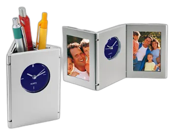 Porta-Lápices con Reloj