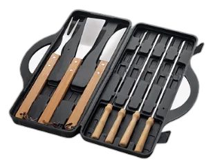 Set BBQ con Maletín Plástico