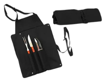 Delantal de BBQ con 3 herramientas