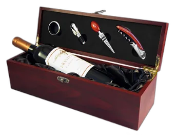 Caja de Madero para Vino