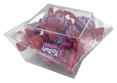 Envase plástico dulces goyurt