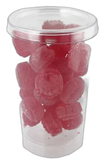 Envase plástico dulces caresas