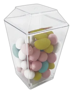 Tarro De Plástico Para Dulces Con Tapa