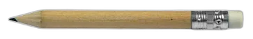 Lapiz grafito corto, 9X0,8
