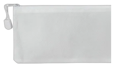 Estuche Cartuchera Blanca 19x13x1cm